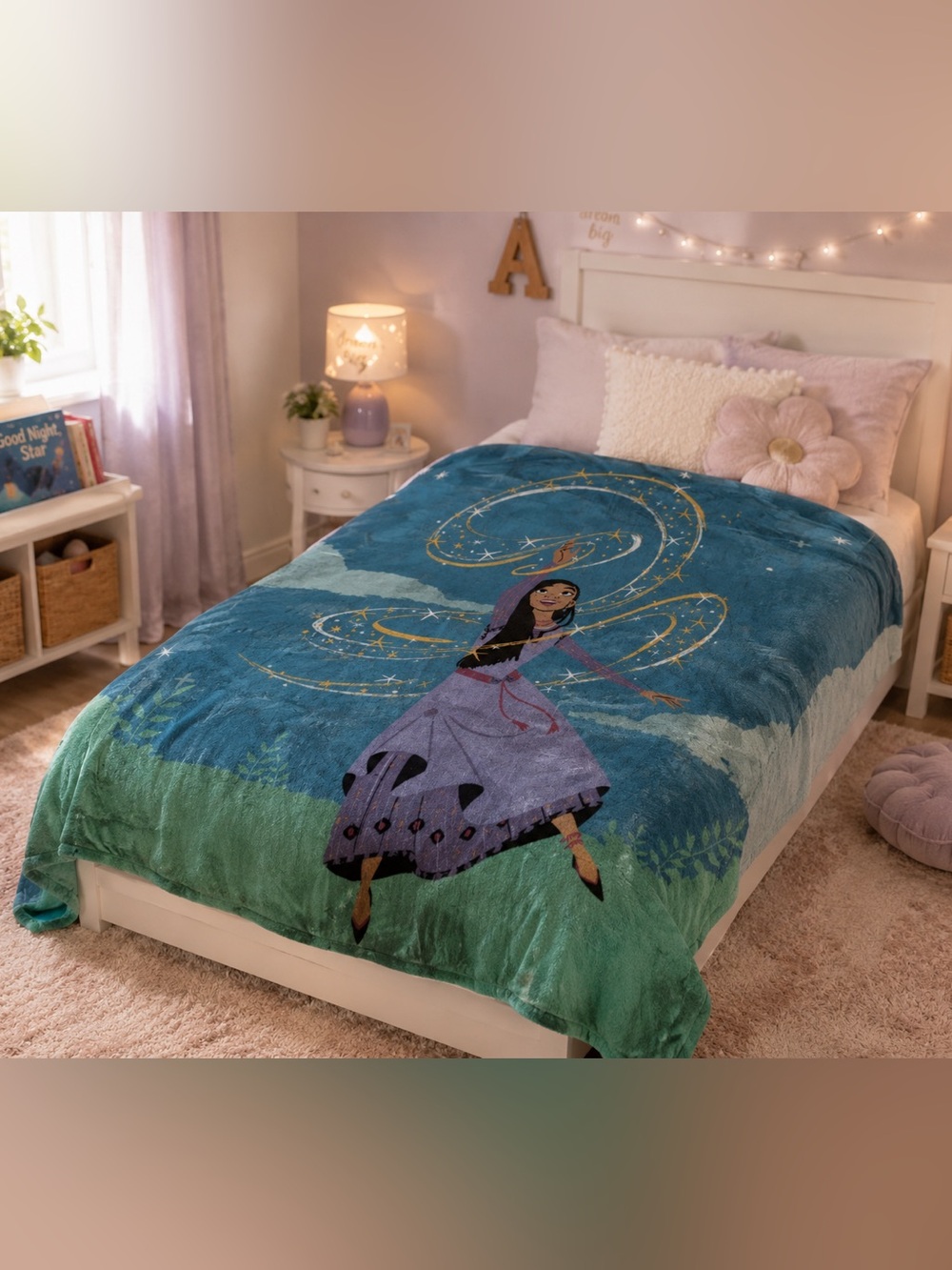 Disney Wish Twin & Full Throw Blanket - 62” x 90”